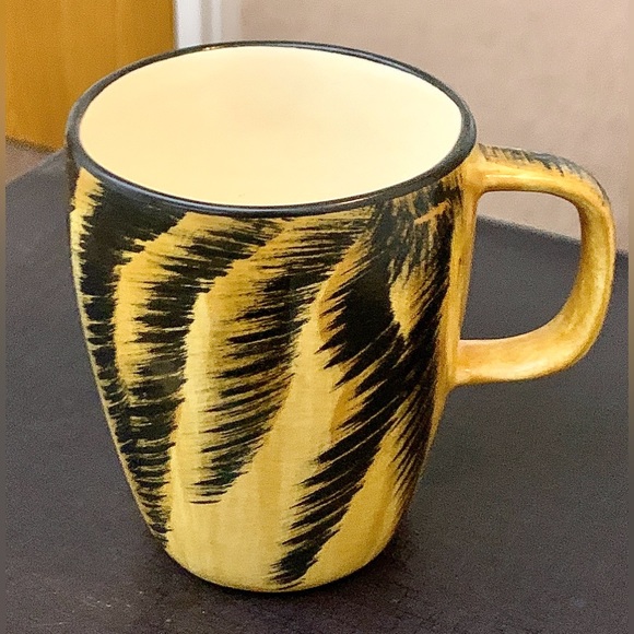 1996 Vintage Discontinued Laurie Gates SAFARI Print Coffee Mug - Picture 2 of 12